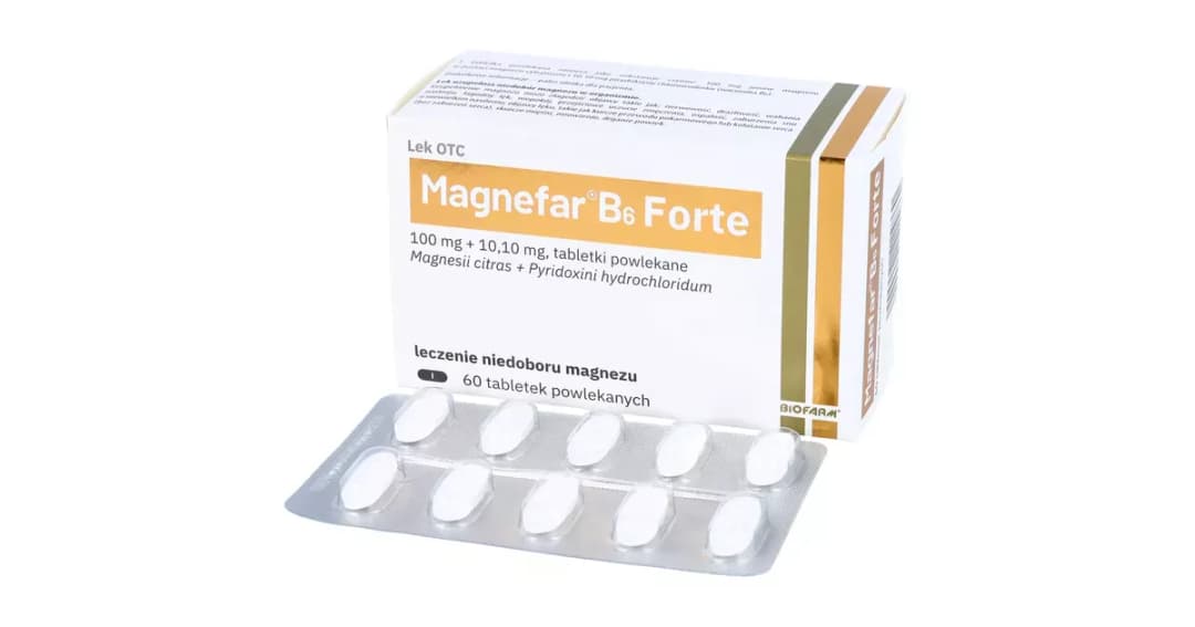 Magnefar B6 Forte – lek czy suplement? Poznaj różnice i działanie